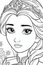 Elsa Colouring Page PDF elsa-coloring