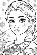 elsa-coloring-page
