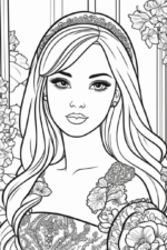 Creative Barbie Coloring Escapade barbie-coloring-2