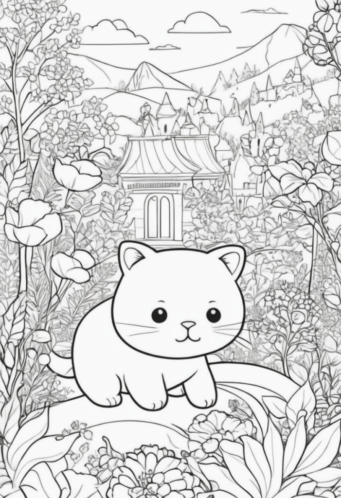 Cute Coloring Page