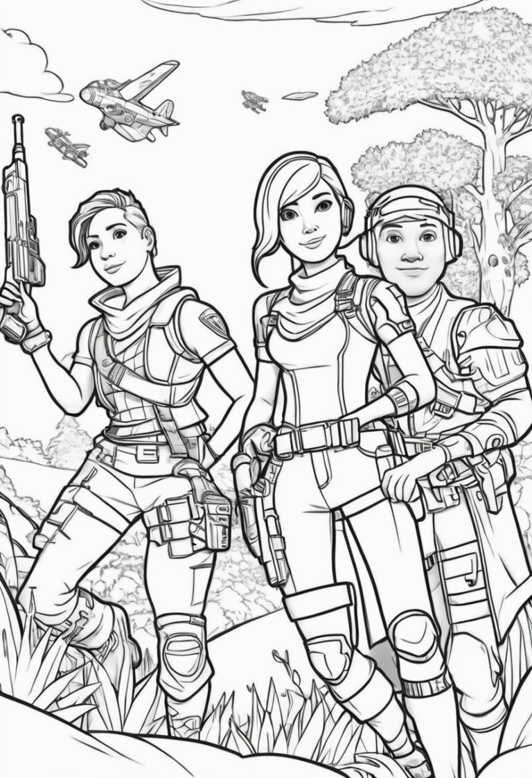 Fortnite Coloring Books Color My Pages