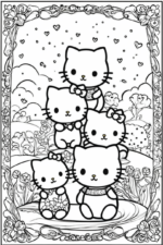 Hello Kitty Coloring Sheets hello-kity-coloring-3