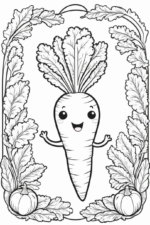 Carrot Colouring Fun for Kids Carrot-coloring-1