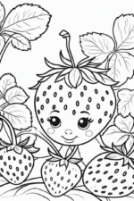 Strawberry Coloring Sheet strawberry-coloring-pages