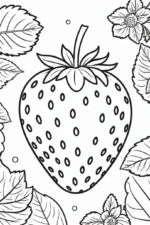 strawberry-coloring-sheet