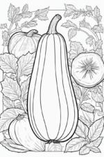 Engaging Courgette Coloring Pages courgette-coloring-2