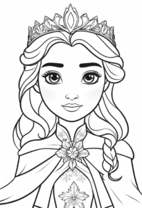 Free Printable Elsa Coloring Page – Color My Pages