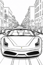 Ferrari Car Coloring Page ferrari-coloring-pages
