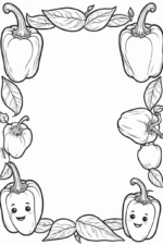 Fun Preschool Pepper Colorings pepper-coloring
