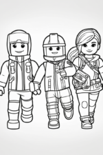 Roblox Coloring Pages roblox-characters-coloring