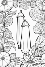 Fun Courgette Coloring Activities courgette-coloring