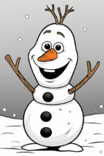 Olaf Coloring Page olaf-coloring-page