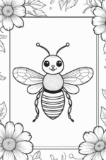 "Bee Coloring Fun for Kids" bee-coloring