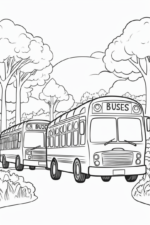 buses-coloring