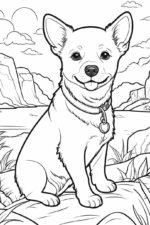 "Free Dog Coloring Printables" dog-coloring