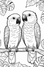 parrot-coloring