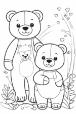 Bear Coloring Page for Kids bear-coloring-for-kids