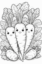 Preschool Carrot Coloring Pages carrot-coloring