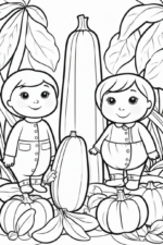 Kids' Courgette Coloring Pages courgette-coloring