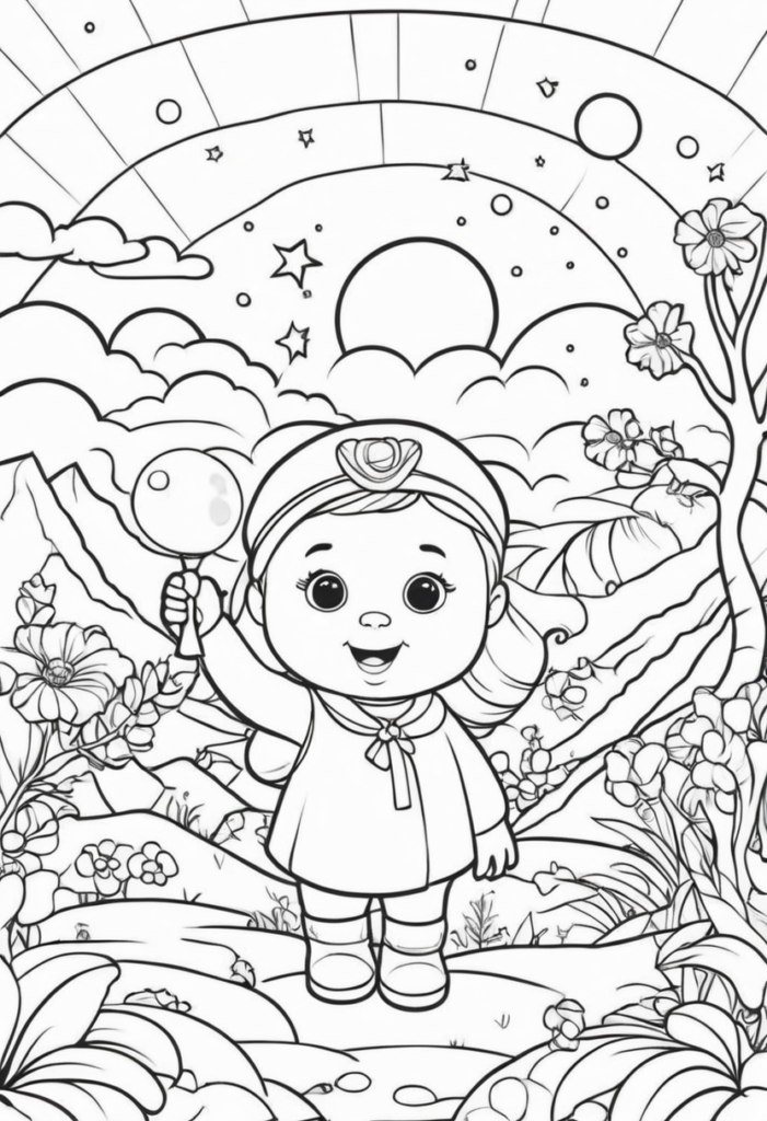  Fun Cartoon Coloring Sheets Color My Pages
