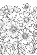 flower-coloring-page