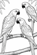 parrots-colorin