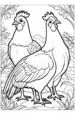 Free Rooster Coloring Activities cock-coloring