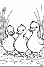 duck-coloring-forkids