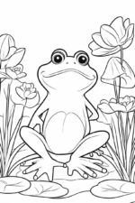 frog-coloring-page