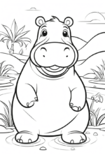 hippopotamus-coloring