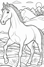 horse-coloring