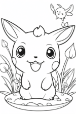 Pokemon Coloring Page for Kids pokemon coloring page