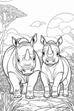 rhino-coloring