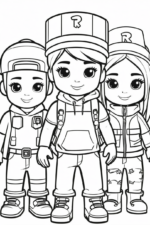 Roblox Coloring Page for Kids roblox coloring