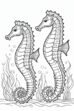 seahorse coloring