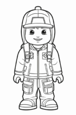 Roblox Game Coloring Page roblox