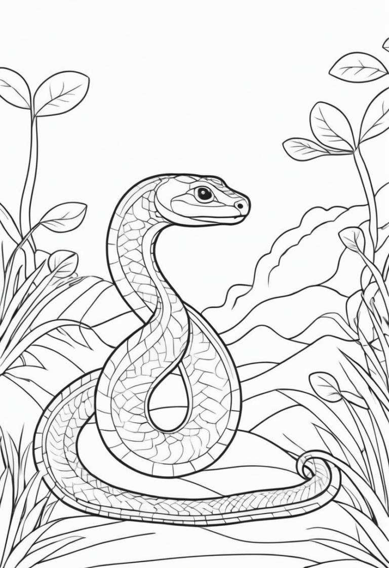 Free Snake Coloring Activities – Color My Pages