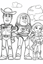 Toy Story Coloring Sheet toy story coloring sheet