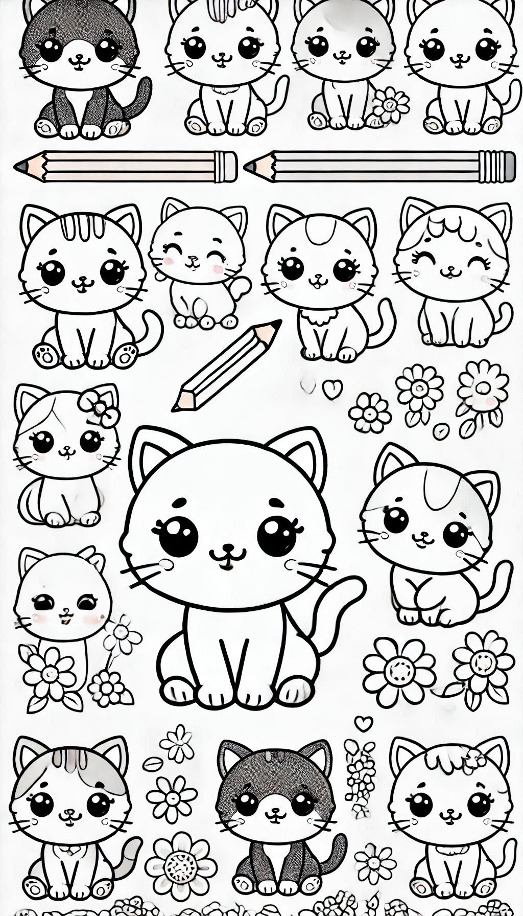 Printable Cat Coloring Sheets Free – Color My Pages