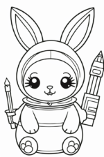 Kuromi kuromi coloring page