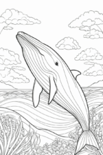 Whale Coloring Page whale coloring