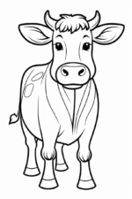 cow coloring