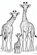 Giraffe Picture Coloring Pages giraffe coloring