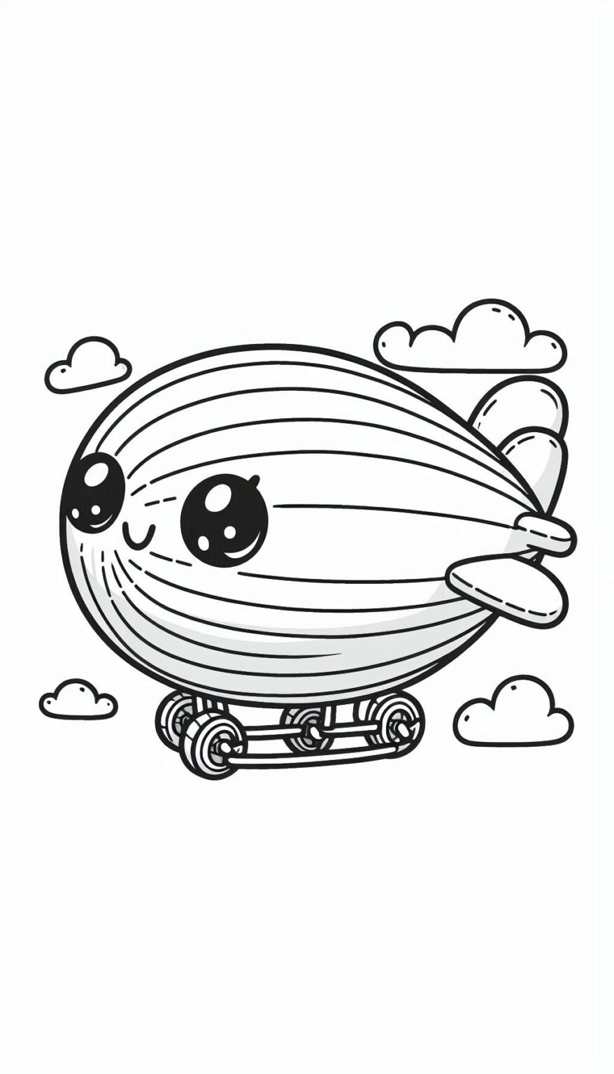 Coloring Zeppelin Zeppelin Coloring Pages – Floating into a World of Colors! – Color My Pages