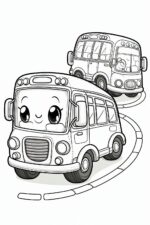 Bus Coloring Pages ā A Big and Bright Coloring Adventure! Designer (4)