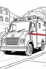 ambulance coloring