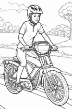 bike coloring