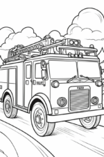 fire truck coloring