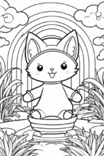 Kuromi Character Coloring Page kuromi coloring