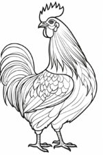 rooster coloring